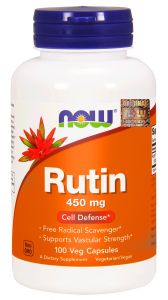 NOW Foods RUTYNA RUTIN 450 mg 100kap